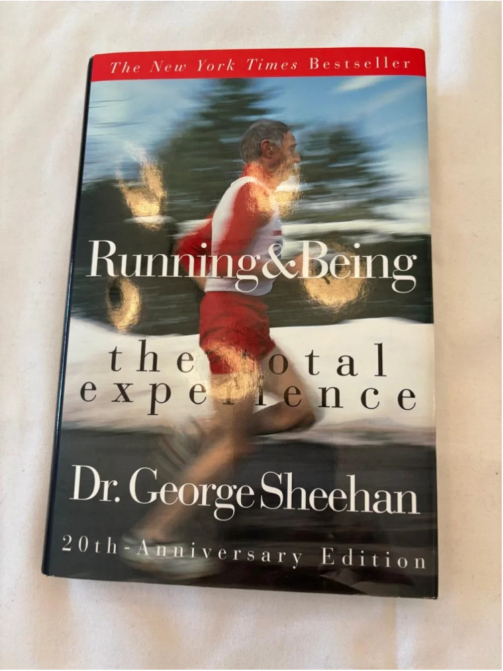 Running & Being by Dr. George Sheehan Book One Size Red White #E88